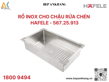 Rổ Inox cho chậu rửa chén Hafele 567.25.913 ( Ray kim loại )
